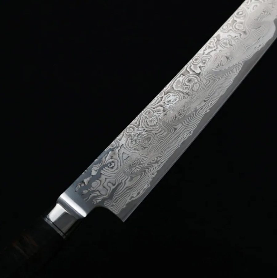 龍泉刃物 煌黑龍MT 筋引 260mm SG2 99層鎳染大馬士革 (4) 龍泉刃物 煌黑龍MT 筋引 260mm SG2 99層鎳染大馬士革