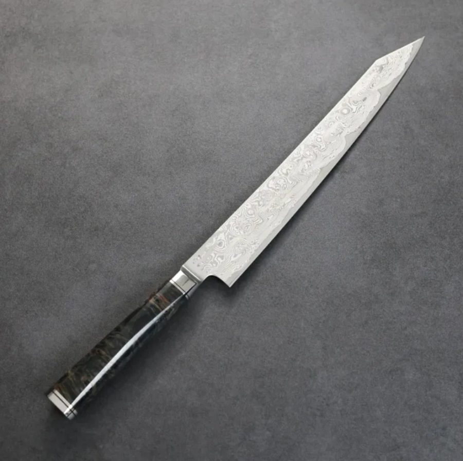 龍泉刃物 煌黑龍MT 筋引 260mm SG2 99層鎳染大馬士革 龍泉刃物 煌黑龍MT 筋引 260mm SG2 99層鎳染大馬士革