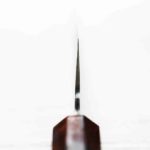 佐治武士 牛刀 180mm VG10W鋼 黑金大馬士革 (4) 佐治武士 牛刀 180mm VG10W鋼 黑金大馬士革 黑檀柄