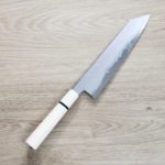 明神利器製作所 鐵人作 切付牛刀 240mm 銀三鋼 總霞 明神利器製作所 鐵人作 切付牛刀 240mm 銀三鋼 總霞