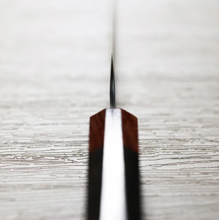 二唐刃物 蔬果 150mm<br>SG2粉末HSS鋼 磨鎚目