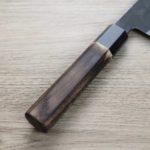 日野浦刃物 味方屋 三德 180mm 白紙鋼 黑打 (3) 日野浦刃物 味方屋 三德 180mm 白紙鋼 黑打