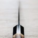 日野浦刃物 味方屋 三德 180mm 白紙鋼 黑打 (4) 日野浦刃物 味方屋 三德 180mm 白紙鋼 黑打