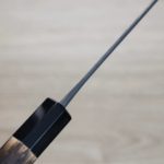 日野浦刃物 味方屋 三德 180mm 白紙鋼 黑打 (5) 日野浦刃物 味方屋 三德 180mm 白紙鋼 黑打