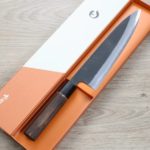 日野浦刃物 味方屋 牛刀 210mm 白紙鋼 黑打 (2) 日野浦刃物 味方屋 牛刀 210mm 白紙鋼 黑打