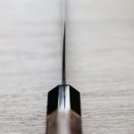 日野浦刃物 味方屋 牛刀 210mm 白紙鋼 黑打 (4) 日野浦刃物 味方屋 牛刀 210mm 白紙鋼 黑打