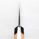 日野浦刃物 味方屋 牛刀 210mm 白紙鋼 黑打鍛地墨流 (3) 日野浦刃物 味方屋 牛刀 210mm 白紙鋼 黑打鍛地墨流