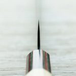 5 好光 切付牛刀 190mm 白紙鋼 黑打