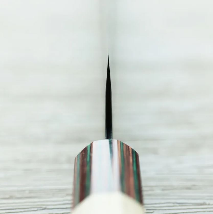 5 好光 切付牛刀 190mm 白紙鋼 黑打