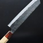 6 好光 切付牛刀 190mm 白紙鋼 黑打