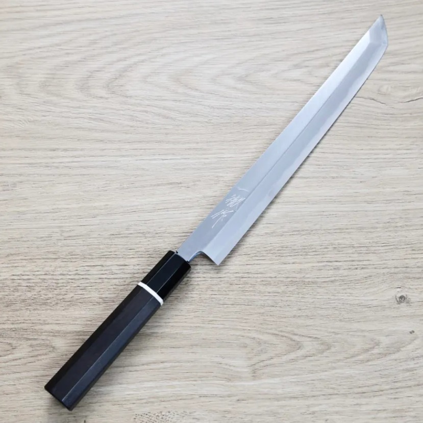 一徹x田中義一 先丸蛸引 270mm 白紙鋼/付鞘