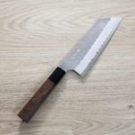 二唐刃物 菜切 180mm 青紙超級鋼 柳葉鎚目 二唐刃物 菜切 180mm 青紙超級鋼 柳葉鎚目