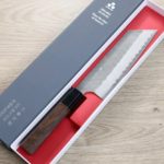 二唐刃物 菜切 180mm 青紙超級鋼 柳葉鎚目 (2) 二唐刃物 菜切 180mm 青紙超級鋼 柳葉鎚目