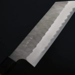 二唐刃物 菜切 180mm 青紙超級鋼 柳葉鎚目 (5) 二唐刃物 菜切 180mm 青紙超級鋼 柳葉鎚目