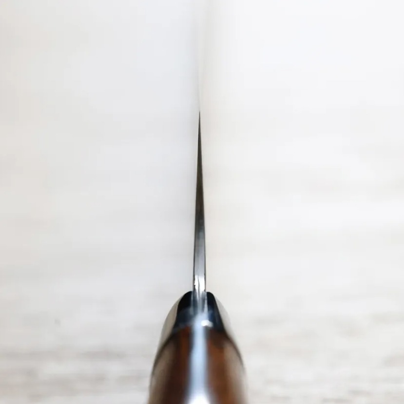 佐治武士 牛刀 240mm VG10W鋼 黑金大馬士革 沙漠鐵木 (4) 佐治武士 牛刀 210mm VG10W鋼 黑金大馬士革 沙漠鐵木