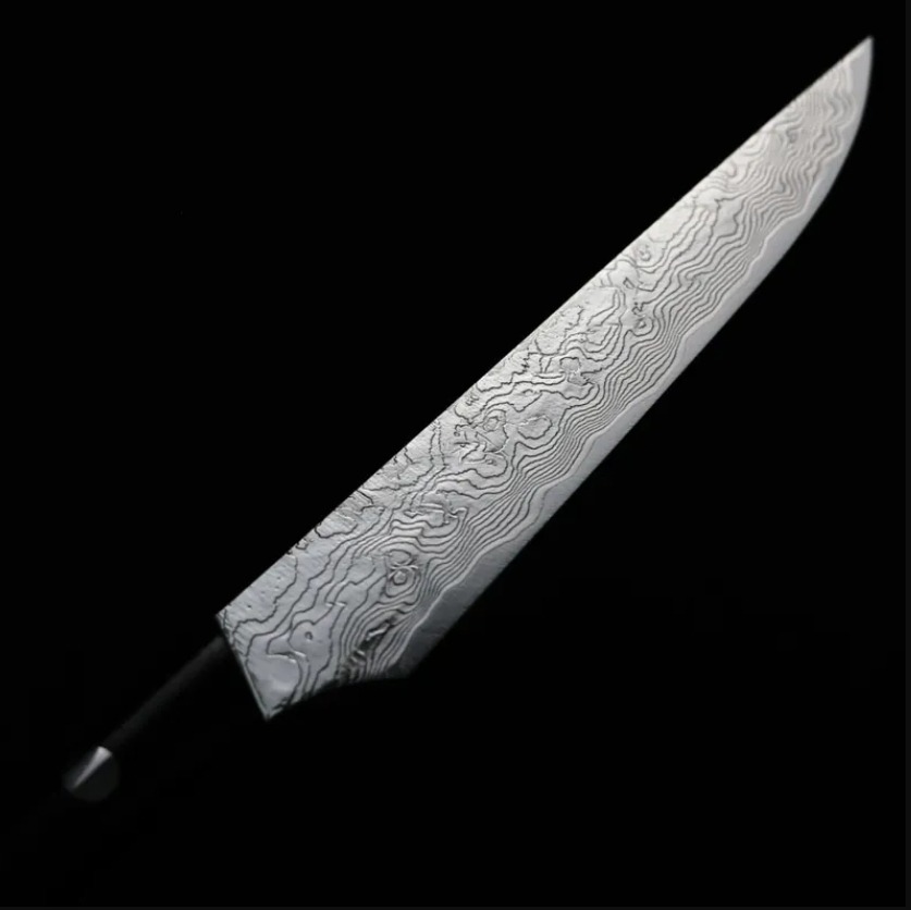 佐治武士 牛排刀 R2 鑽石大馬士革 白鹿角 (5) 佐治武士 牛排刀 R2 鑽石大馬士革 白鹿角