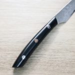 佐治武士 牛排刀 R2 鑽石大馬士革 黑合板 (3) 佐治武士 牛排刀 R2 鑽石大馬士革 黑合板