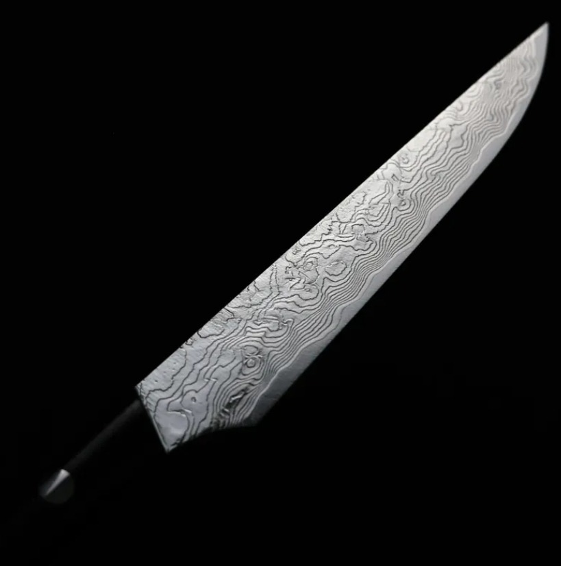 佐治武士 牛排刀 R2 鑽石大馬士革 黑合板 (5) 佐治武士 牛排刀 R2 鑽石大馬士革 黑合板