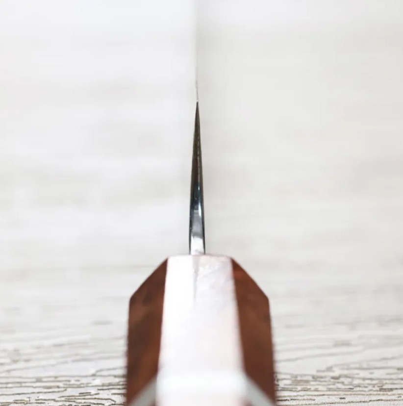 佑成 筋引 240mm ZDP189粉末HSS鋼 大馬士革 (4) 佑成 筋引 240mm ZDP189粉末HSS鋼 大馬士革