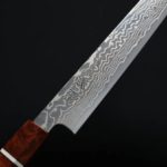 佑成 筋引 240mm ZDP189粉末HSS鋼 大馬士革 (5) 佑成 筋引 240mm ZDP189粉末HSS鋼 大馬士革