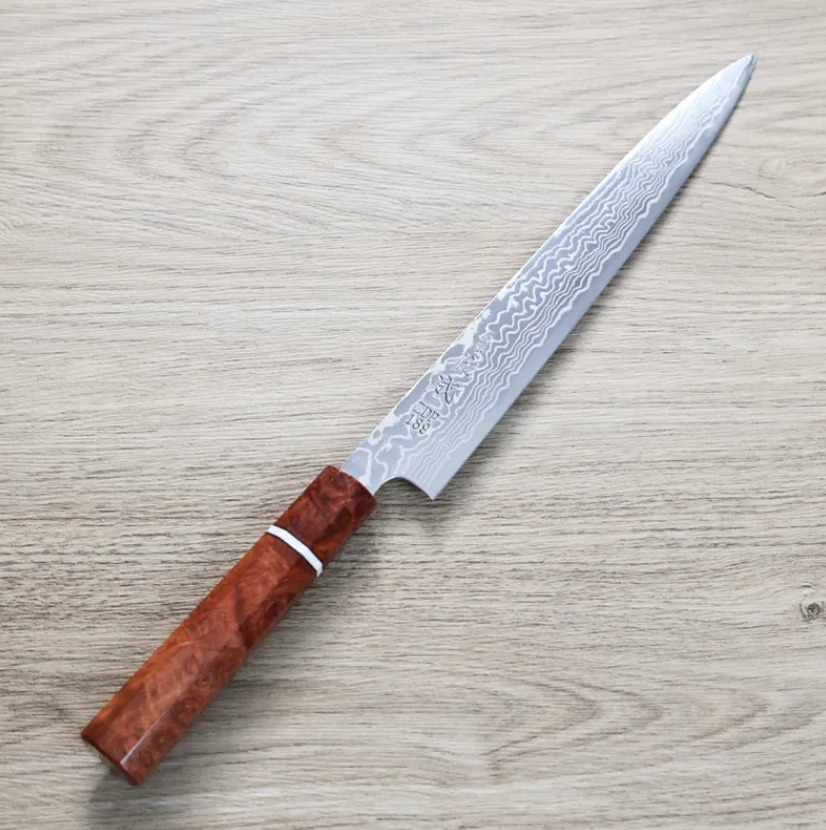 佑成 筋引 240mm ZDP189粉末HSS鋼 大馬士革 佑成 筋引 240mm ZDP189粉末HSS鋼 大馬士革