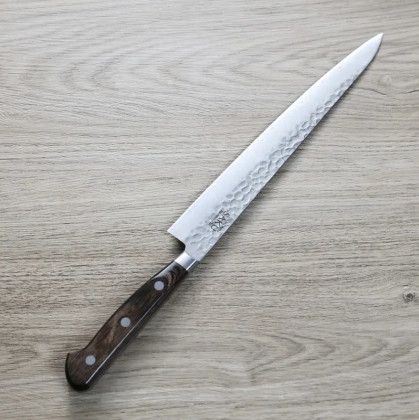 作SAKU 壱 筋引 240mm AUS8鋼 鎚目 (3) 作SAKU 壱 筋引 240mm AUS8鋼 鎚目