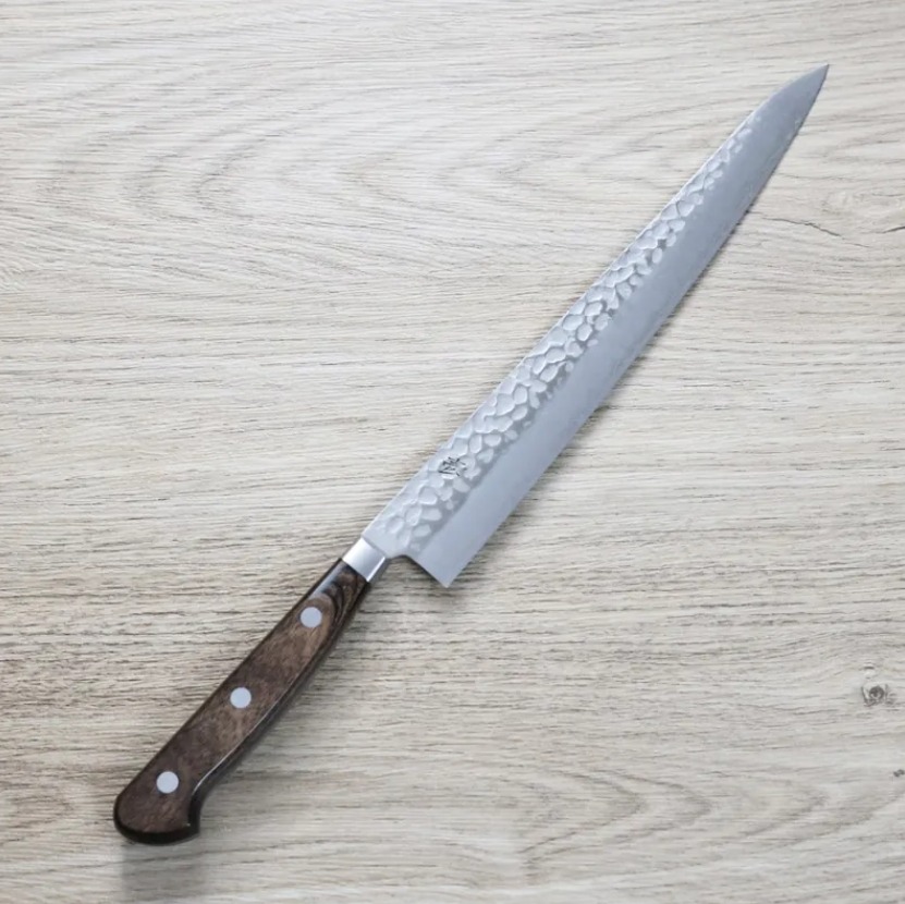 作SAKU 壱 筋引 240mm AUS8鋼 鎚目 作SAKU 壱 筋引 240mm AUS8鋼 鎚目