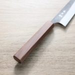 加藤義實 小文化刀 130mm 青紙超級鋼 黑打 (3) 加藤義實 小文化刀 130mm 青紙超級鋼 黑打