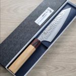 堺孝行 和劍型三德 170mm VG10鋼 33層鎚目大馬士革