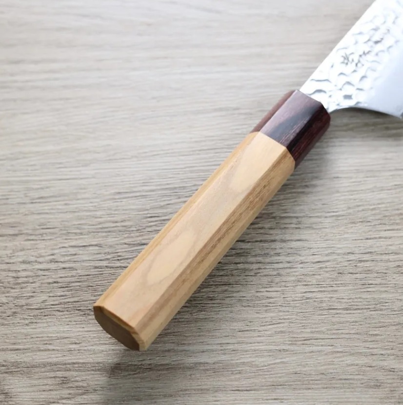 堺孝行 和劍型三德 170mm VG10鋼 33層鎚目大馬士革