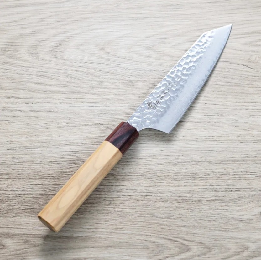 堺孝行 和劍型三德 170mm VG10鋼 33層鎚目大馬士革