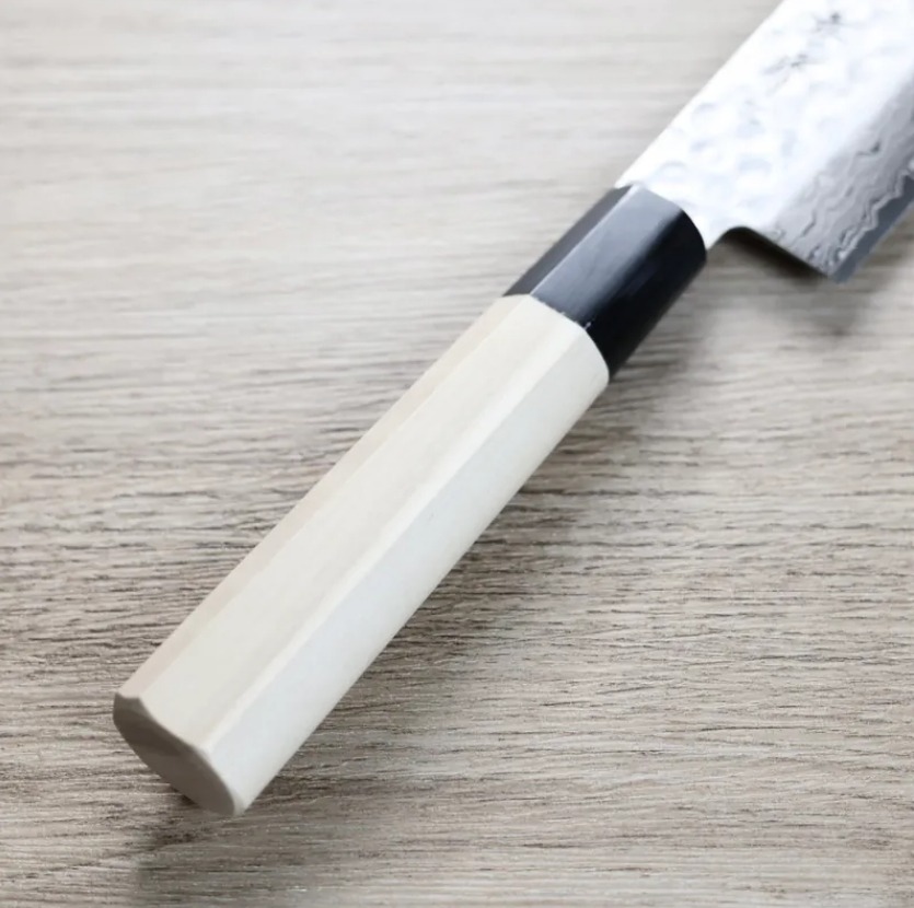 堺孝行 和菜切 160mm AUS10鋼 45層鎚目大馬士革 (3) 堺孝行 和菜切 160mm AUS10鋼 45層鎚目大馬士革