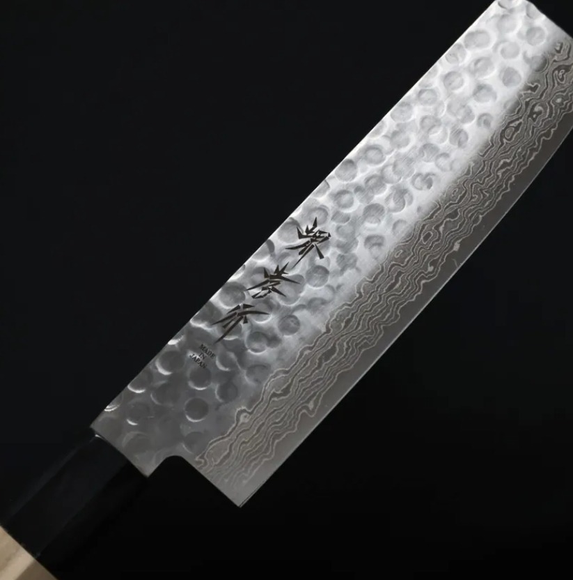堺孝行 和菜切 160mm AUS10鋼 45層鎚目大馬士革 (5) 堺孝行 和菜切 160mm AUS10鋼 45層鎚目大馬士革
