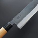 境志泰 火國 牛刀 210mm 白紙鋼 黑打 (3) 境志泰 火國 牛刀 210mm 白紙鋼 黑打