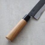 境志泰 火國 牛刀 210mm 白紙鋼 黑打 (4) 境志泰 火國 牛刀 210mm 白紙鋼 黑打