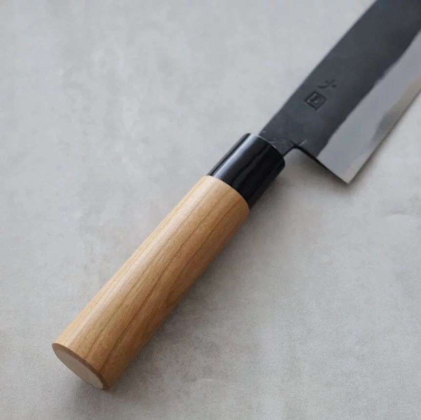 境志泰 火國 牛刀 210mm 白紙鋼 黑打 (4) 境志泰 火國 牛刀 210mm 白紙鋼 黑打