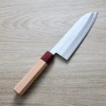 增谷訓生 三德刀 170mm VG10鋼 刻流 和柄 增谷訓生 三德刀 170mm VG10鋼 刻流 和柄