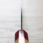 增谷訓生 三德刀 170mm VG10鋼 刻流 和柄 (4) 增谷訓生 三德刀 170mm VG10鋼 刻流 和柄