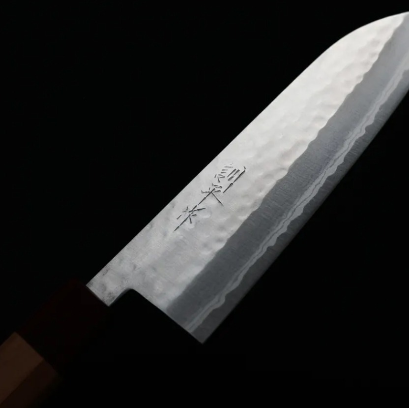 增谷訓生 三德刀 170mm VG10鋼 刻流 和柄 (5) 增谷訓生 三德刀 170mm VG10鋼 刻流 和柄