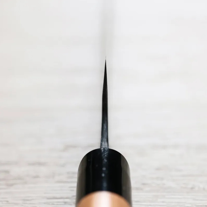 好光 牛刀 210mm 白紙鋼 黑打 櫻桃木柄 (4) 好光 牛刀 210mm 白紙鋼 黑打 櫻桃木柄