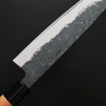好光 牛刀 210mm 白紙鋼 黑打 櫻桃木柄 (5) 好光 牛刀 210mm 白紙鋼 黑打 櫻桃木柄