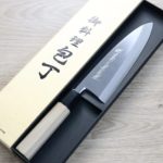 山脇刃物鄉右馬允義弘 出刃 180mm 銀三鋼 (2) 山脇刃物/鄉右馬允義弘 出刃 <br>180mm 銀三鋼