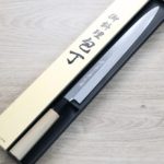 山脇刃物鄉右馬允義弘 柳刃 300mm 銀三綱 (2) 山脇刃物/鄉右馬允義弘 柳刃 300mm 銀三綱