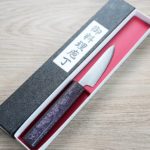 恆久 蔬果刀 80mm 白紙鋼 樫紫柄 (2) 恆久 蔬果刀 80mm 白紙鋼 樫紫柄