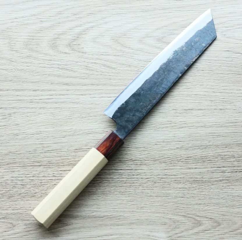 擷取 好光 切付牛刀 190mm 白紙鋼 黑打