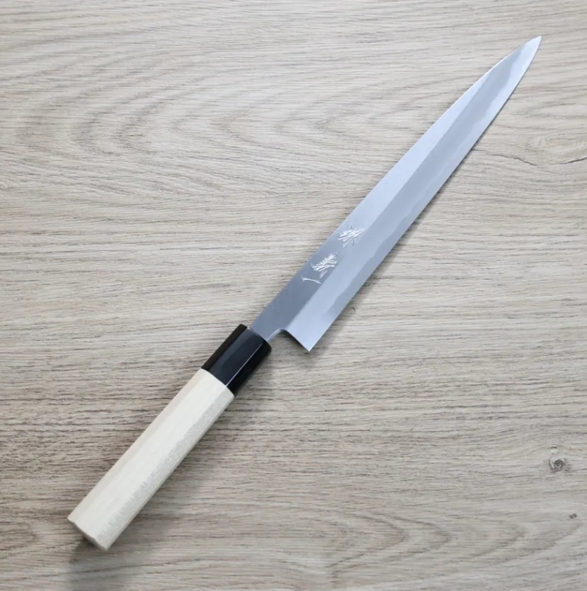 田中義一 柳刃 240mm 白紙鋼付鞘 田中義一 柳刃 240mm 白紙鋼/付鞘