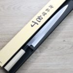 田中義一 柳刃 300mm 白紙鋼付鞘 (2) 田中義一 柳刃 300mm 白紙鋼/付鞘