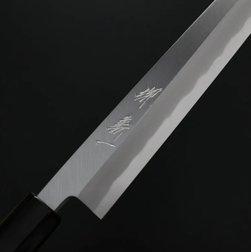 田中義一 柳刃 300mm 白紙鋼付鞘 (6) 田中義一 柳刃 300mm 白紙鋼/付鞘