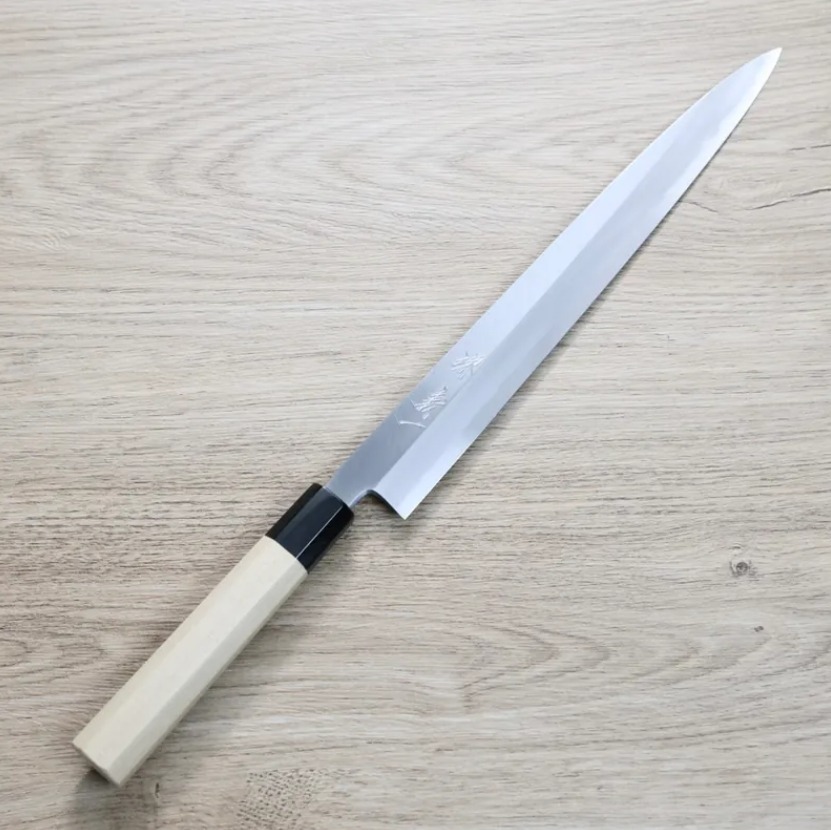 田中義一 柳刃 300mm 白紙鋼付鞘 田中義一 柳刃 300mm 白紙鋼/付鞘