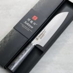 関龍作 三德 165mm VG10鋼 鎚目 (2) 関龍作 三德 165mm VG10鋼 鎚目